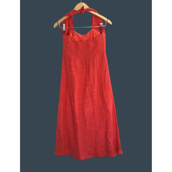 COTTON CANDY LA- WOMENS RED SIDE ZIP-UP CLOSURE HALTER DRESS SIZE SMALL - Picture 3 of 8